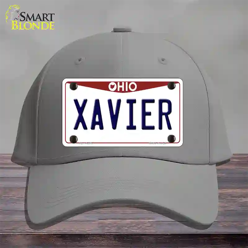 Xavier Novelty License Plate Hat Cotton / Gray