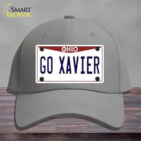 Go Xavier Novelty License Plate Hat Cotton / Gray