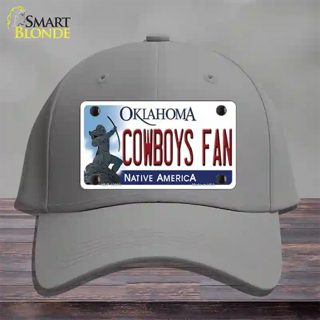 Cowboys Fan Novelty License Plate Hat Cotton / Gray