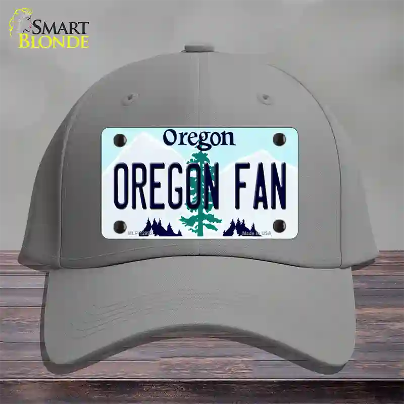 Oregon Fan Novelty License Plate Hat Cotton / Gray