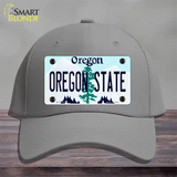 Oregon State Novelty License Plate Hat Cotton / Gray