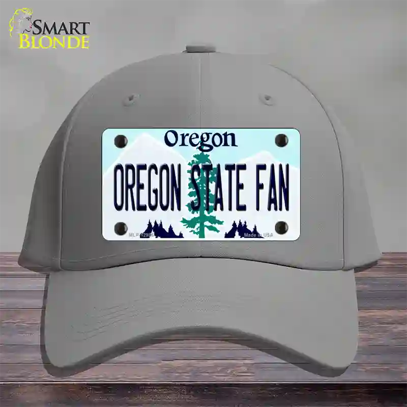 Oregon State Fan Novelty License Plate Hat Cotton / Gray