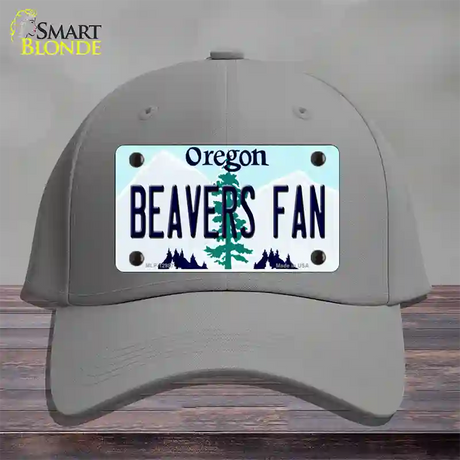 Beavers Fan Novelty License Plate Hat Cotton / Gray