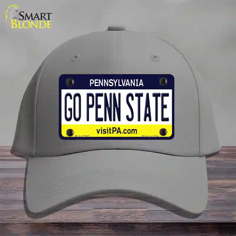 Go Penn State Novelty License Plate Hat Cotton / Gray