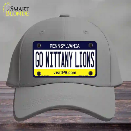 Go Nittany Lions Novelty License Plate Hat Cotton / Gray