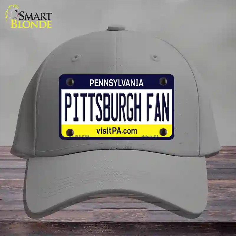 Pittsburgh Fan Novelty License Plate Hat Cotton / Gray