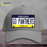 Go Panthers Novelty License Plate Hat Cotton / Gray