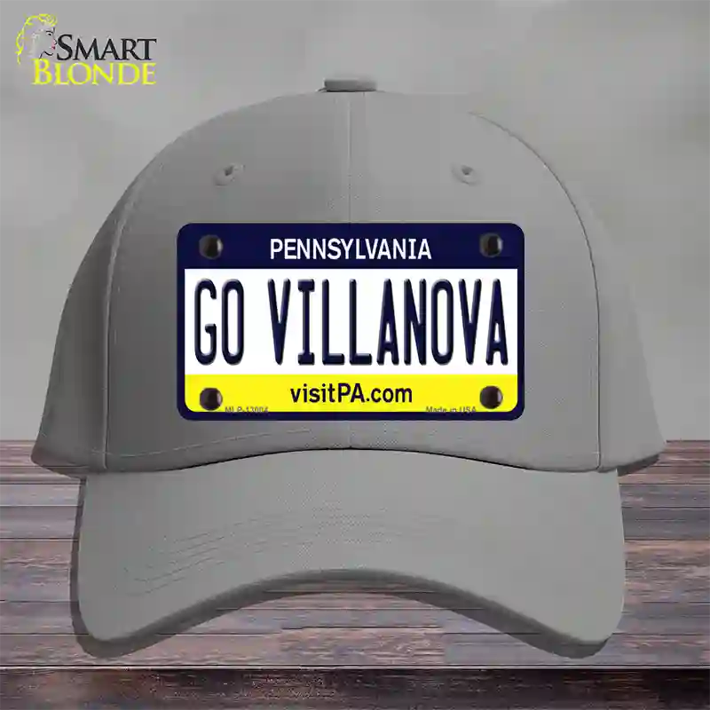 Go Villanova Novelty License Plate Hat Cotton / Gray