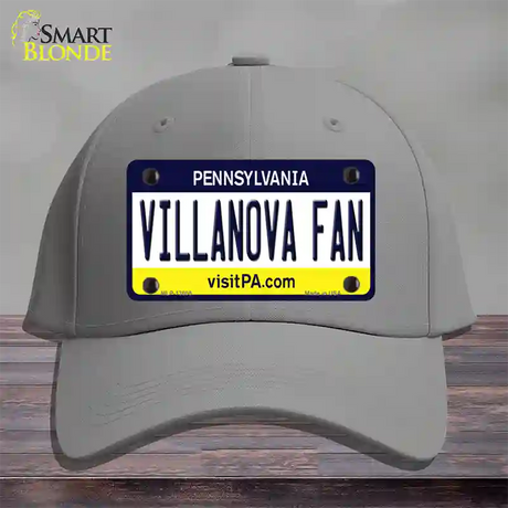 Villanova Fan Novelty License Plate Hat Cotton / Gray