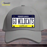 Go Wildcats Pennsylvania Novelty License Plate Hat Cotton / Gray