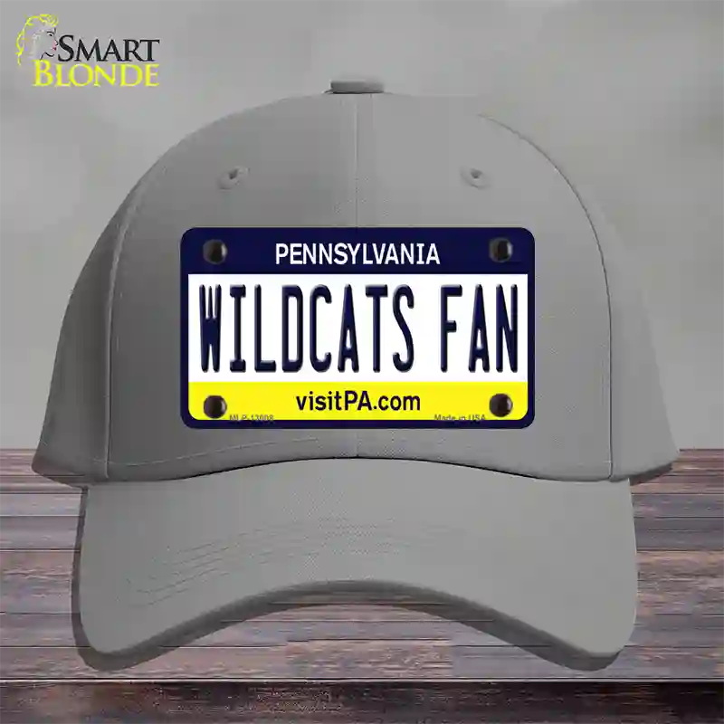 Wildcats Fan Pennsylvania Novelty License Plate Hat Cotton / Gray