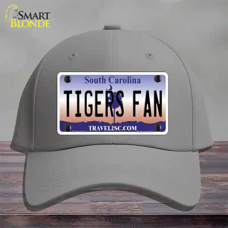 South Carolina Plate Tigers Fan Novelty License Plate Hat Cotton / Gray