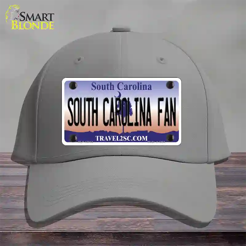 South Carolina Fan Novelty License Plate Hat Cotton / Gray