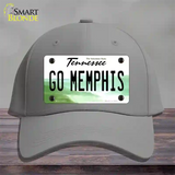 Go Memphis Novelty License Plate Hat Cotton / Gray