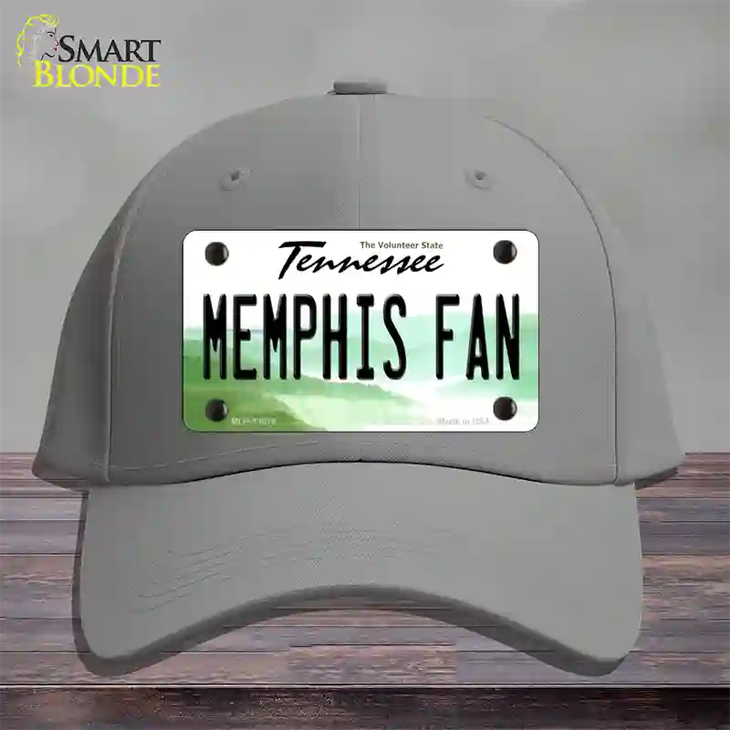 Memphis Fan Novelty License Plate Hat Cotton / Gray