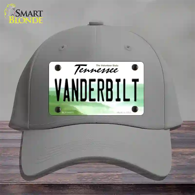 Vanderbilt Novelty License Plate Hat Cotton / Gray