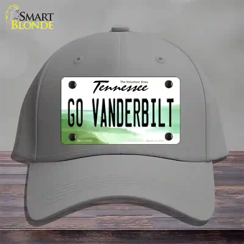 Go Vanderbilt Novelty License Plate Hat Cotton / Gray