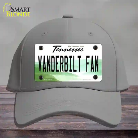 Vanderbilt Fan Novelty License Plate Hat Cotton / Gray