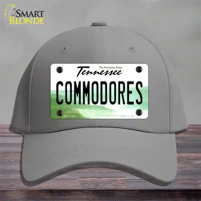 Commodores Novelty License Plate Hat Cotton / Gray