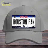 Houston Fan Novelty License Plate Hat Cotton / Gray