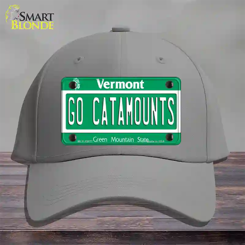 Go Catamounts Novelty License Plate Hat Cotton / Gray