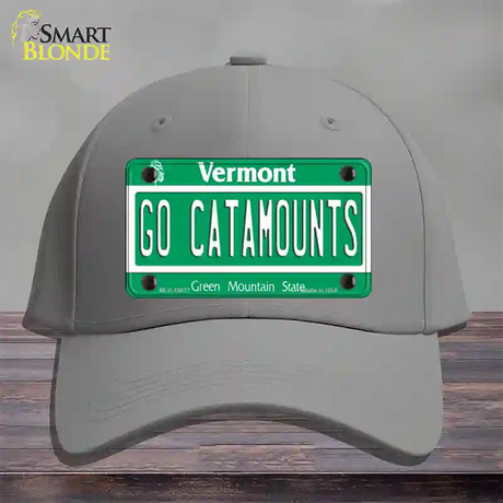 Go Catamounts Novelty License Plate Hat Cotton / Gray