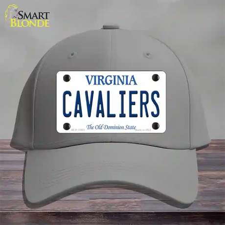 Cavaliers Novelty License Plate Hat Cotton / Gray