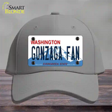 Gonzaga Fan Novelty License Plate Hat Cotton / Gray