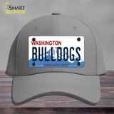 Bulldogs Washington State Novelty License Plate Hat Cotton / Gray