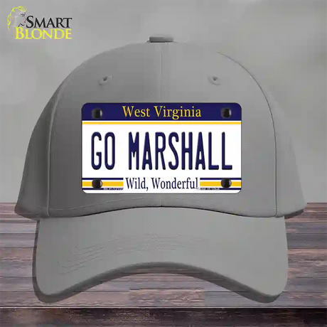 Go Marshall Novelty License Plate Hat Cotton / Gray