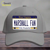 Marshall Fan Novelty License Plate Hat Cotton / Gray