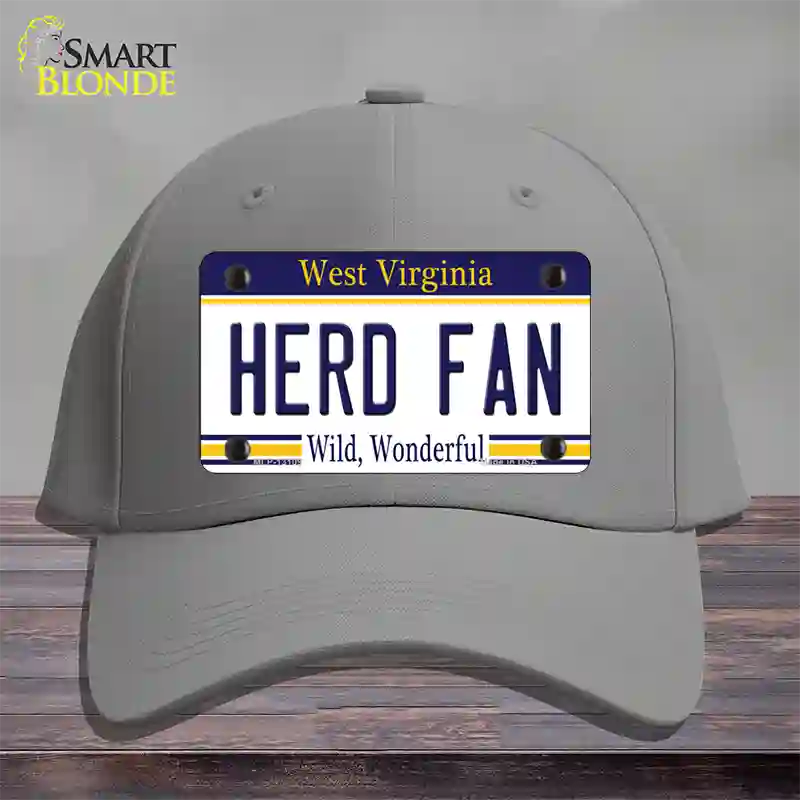 Herd Fan Novelty License Plate Hat Cotton / Gray