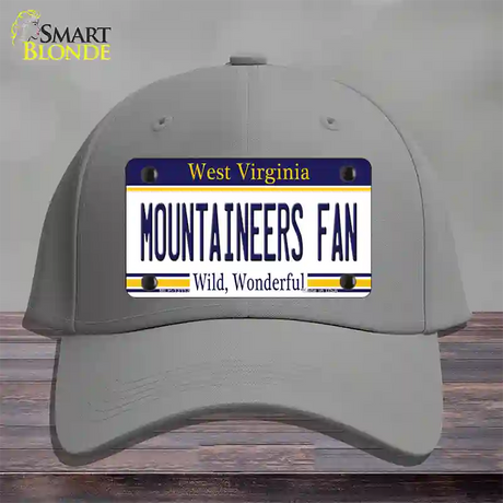 Mountaineers Fan Novelty License Plate Hat Cotton / Gray