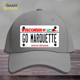 Go Marquette Novelty License Plate Hat Cotton / Gray