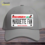 Marquette Fan Novelty License Plate Hat Cotton / Gray