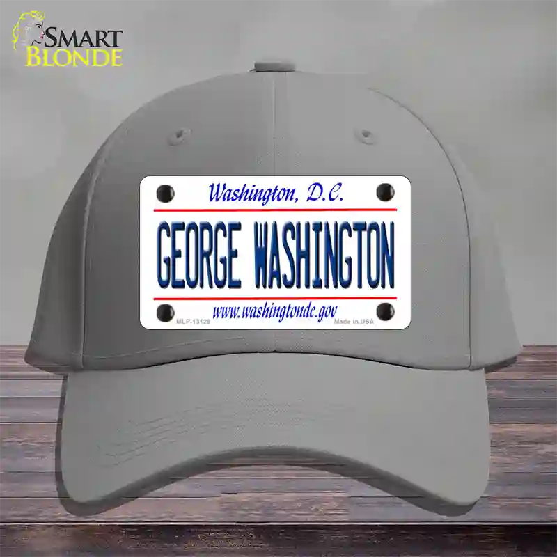 George Washington Novelty License Plate Hat Cotton / Gray