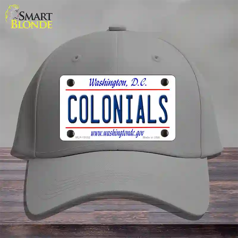 Colonials Novelty License Plate Hat Cotton / Gray