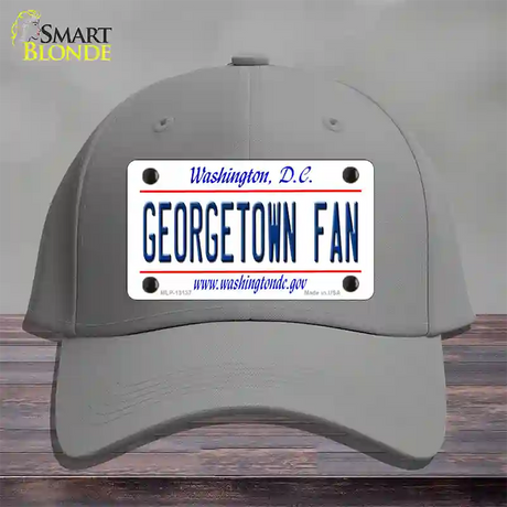 Georgetown Fan Novelty License Plate Hat Cotton / Gray