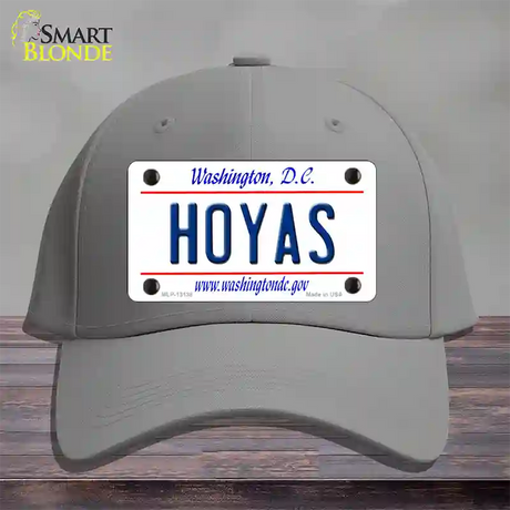 Hoyas Novelty License Plate Hat Cotton / Gray