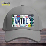 Panthers Strip Art Novelty License Plate Hat Tag Cotton / Gray