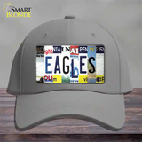 Eagles Strip Art Novelty License Plate Hat Tag Cotton / Gray