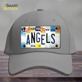 Angels Strip Art Novelty License Plate Hat Tag Cotton / Gray