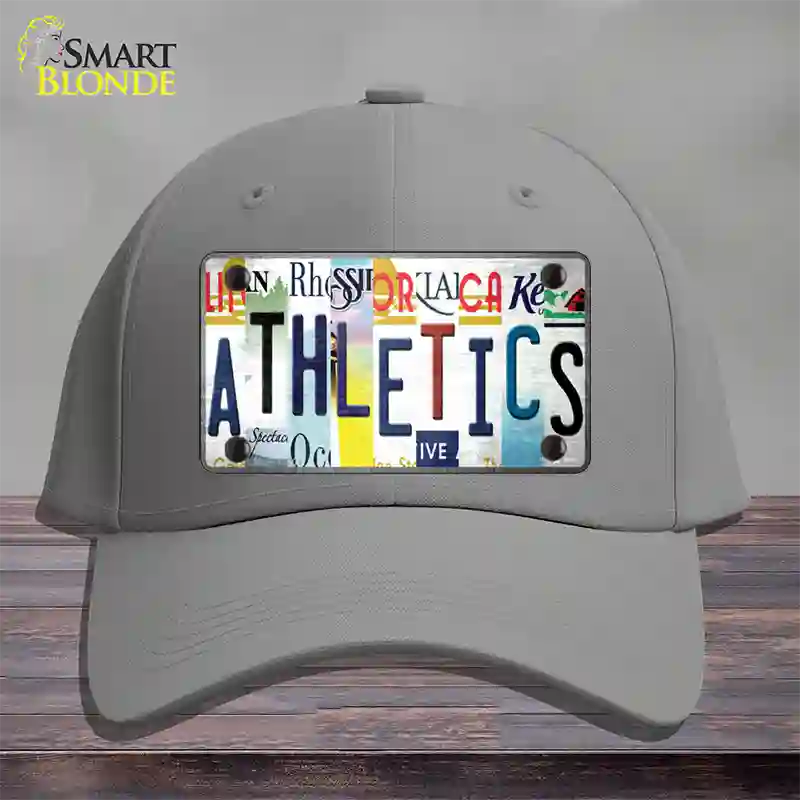 As Strip Art Novelty License Plate Hat Tag Cotton / Gray