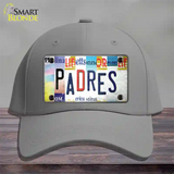 Padres Strip Art Novelty License Plate Hat Tag Cotton / Gray