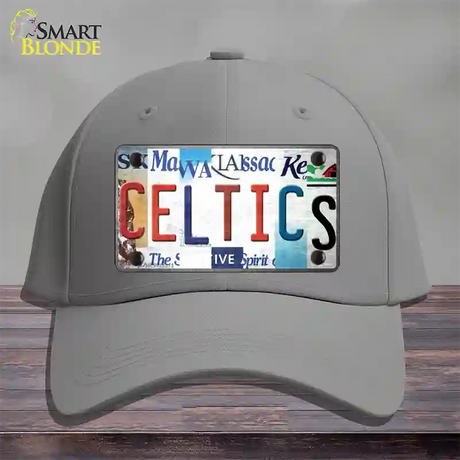 Celtics Strip Art Novelty License Plate Hat Tag Cotton / Gray