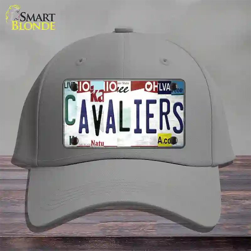 Cavaliers Strip Art Novelty License Plate Hat Tag Cotton / Gray