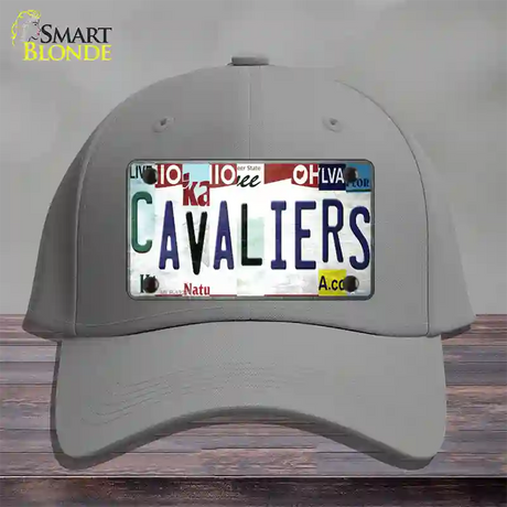 Cavaliers Strip Art Novelty License Plate Hat Tag Cotton / Gray