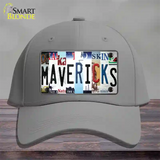 Mavericks Strip Art Novelty License Plate Hat Tag Cotton / Gray