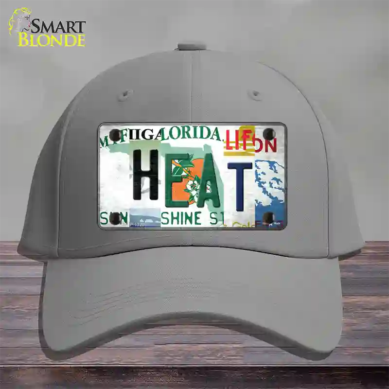 Heat Strip Art Novelty License Plate Hat Tag Cotton / Gray