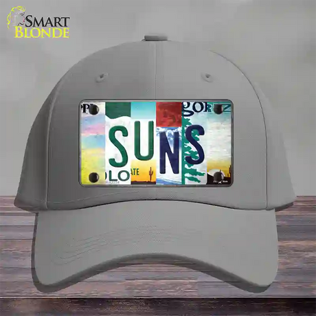 Suns Strip Art Novelty License Plate Hat Tag Cotton / Gray